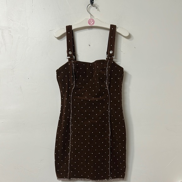 Forever 21 Brown Bodycon Mini Dress - Picture 1 of 3